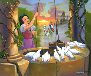 Snow White Artwork Snow White Artwork Wishing for My Prince